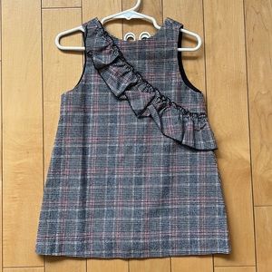 Zara girls dress checkered size 3T